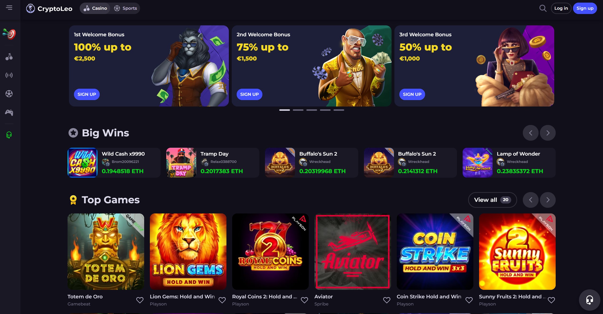 cryptoleo casino