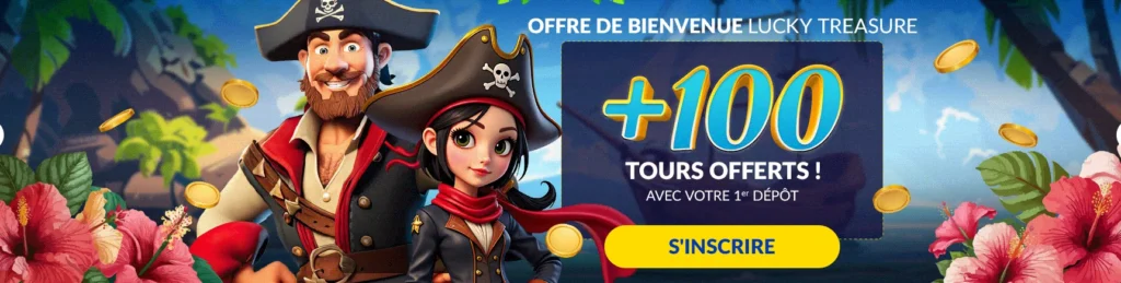 bonus de bienvenue casino luckytreasure