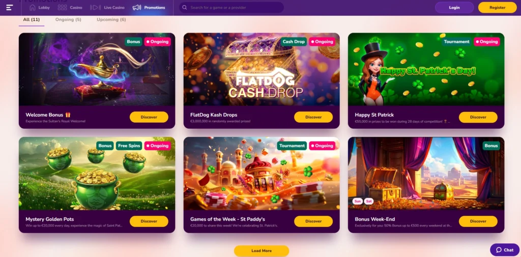 wild sultan promotions et bonus