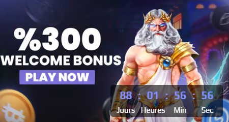 Bonus de dépôt de 300 % : Pack de bienvenue